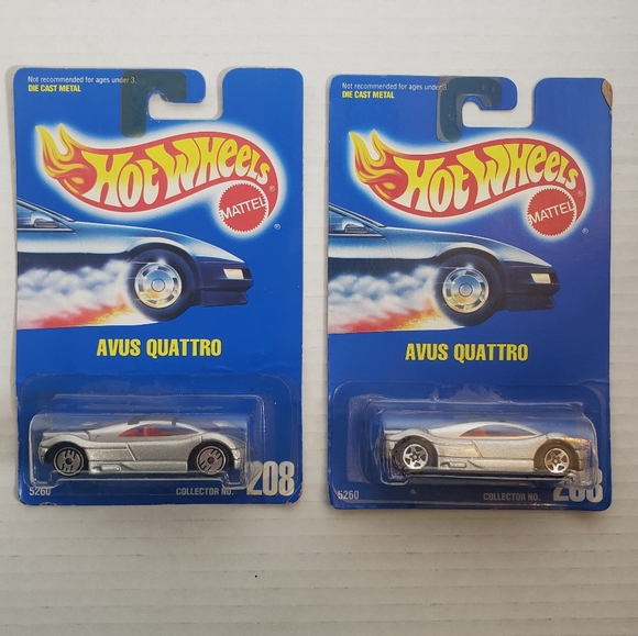 Hot Wheels Avus Quatro(Qty 3), Zender Fact Set of 4 - Picture 6 of 7